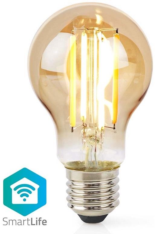 Lâmpada LED Filamento Inteligente SmartLife Wi - Fi E27 A60 1800K~3000K 7W 806Lm - NEDIS