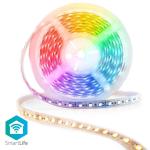 Fita de LEDs Inteligente IP65 RGB+W SmartLife Wi - Fi (5 mts) - NEDIS