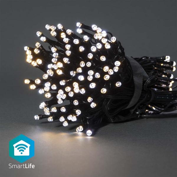 Serie 100 LED´s Natal 240V c/ Efeitos SmartLife Wi - Fi (10 mts) - NEDIS