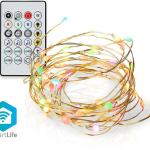 Cortina LEDs Decoração Natal SmartLife Wi - Fi Android / iOS IP20 400Lm (5 mts) - NEDIS