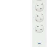 Extensão Quadrupla c/ 2x USB - C / 2X USB - A (2 mts) - NEDIS
