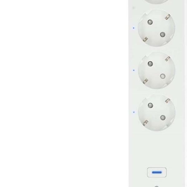 Extensão Quadrupla c/ 2x USB - C / 2X USB - A (2 mts) - NEDIS