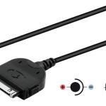 Cabo Adaptador Alimentação (DC Fêmea - Ficha iPod)