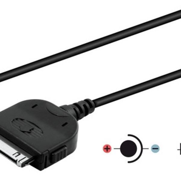 Cabo Adaptador Alimentação (DC Fêmea - Ficha iPod)