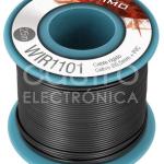Bobine Fio Rigido Cobre 0,5mm (Preto) p/ Montagens - 25 mts