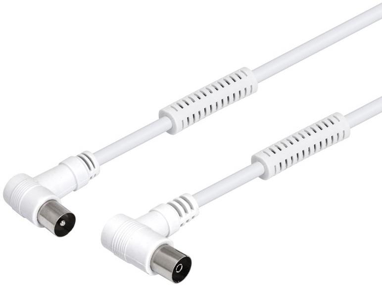 Cabo RF 90º c/ Filtros (2,5 mts) - Branco