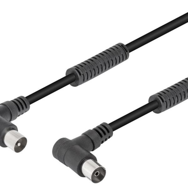 Cabo RF 90º c/ Filtros (2,5 mts) - Preto