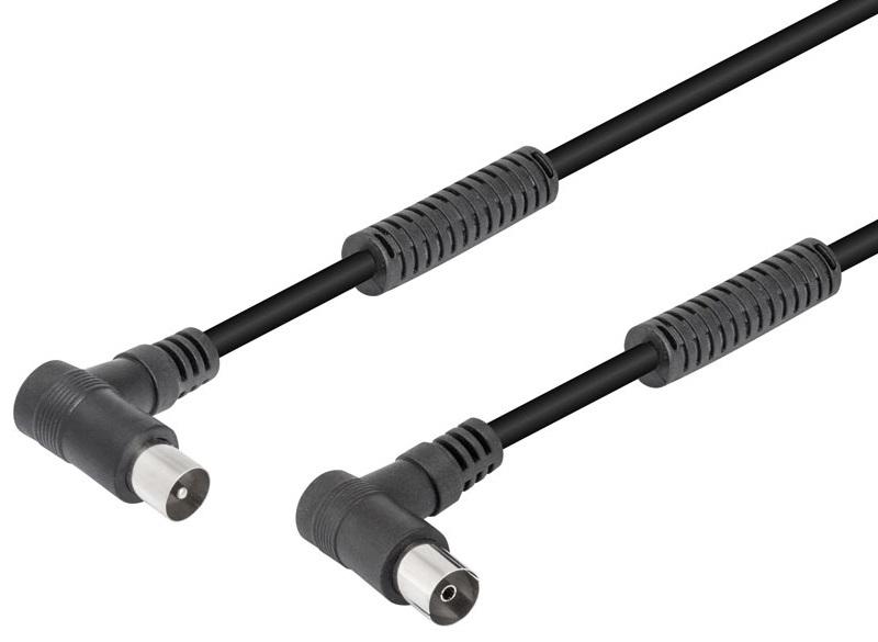 Cabo RF 90º c/ Filtros (2,5 mts) - Preto