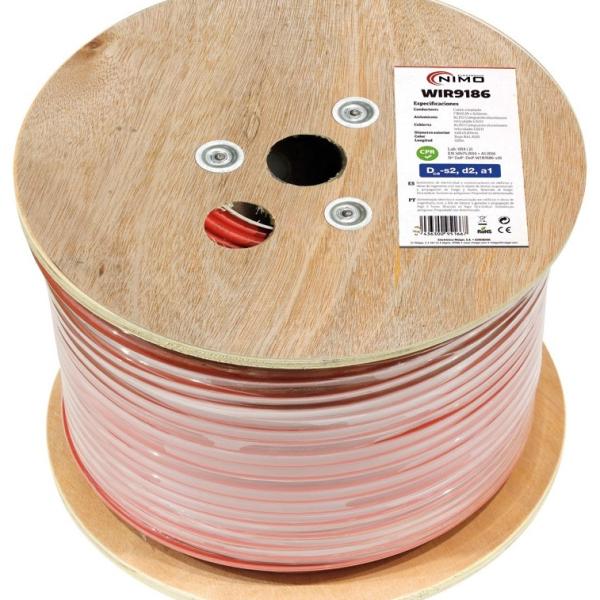 Bobine Cabo p/ Sistemas Fotovoltaicos em Cobre 1x 10,0mm² Vermelho (100 mts) - NIMO