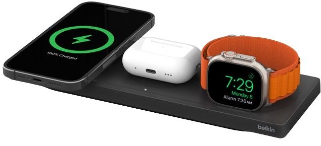 Base de Carregamento MagSafe BoostCharge Pro 3 - EM - 1 (Preto) - BELKIN
