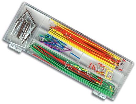 Kit de Fios Unifilares p/ Montagens em Bread Boards - 140pçs