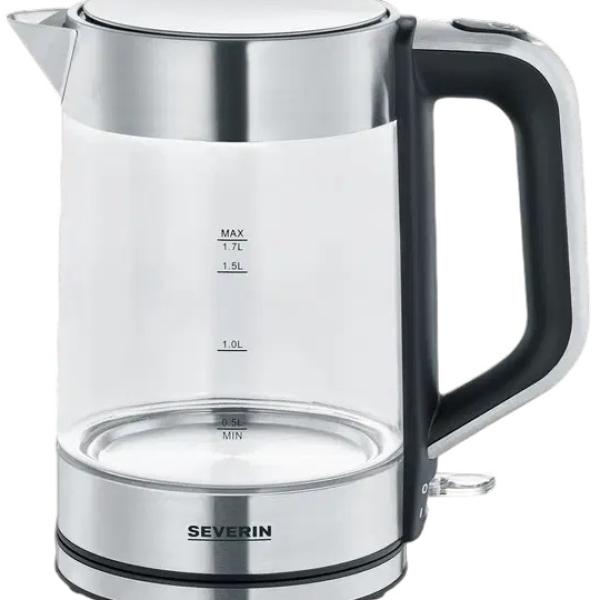 Chaleira Elétrica WK 3420 1.7L 2200W (Inox/Preto) - SEVERIN