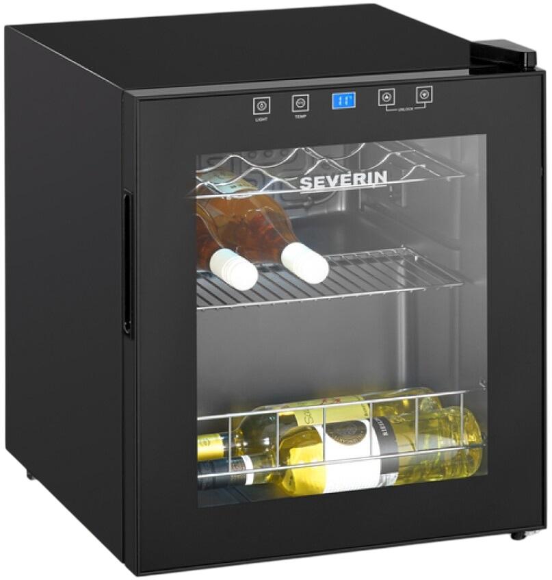 Garrafeira 46L / 15 Garrafas (Preto) - SEVERIN