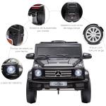 Carro Elétrico BENZ G500 Todo - o - Terreno com Bateria 12V Veículo Elétrico com Música Buzina Velocidade 3 - 5 km/h Preto