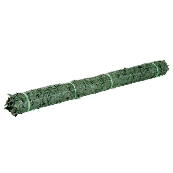 Vedação Artificial em Rolo 2,4x1 m Vedação de Privacidade para Balcão Jardim Exterior Planta Decorativa de Parede PE Verde