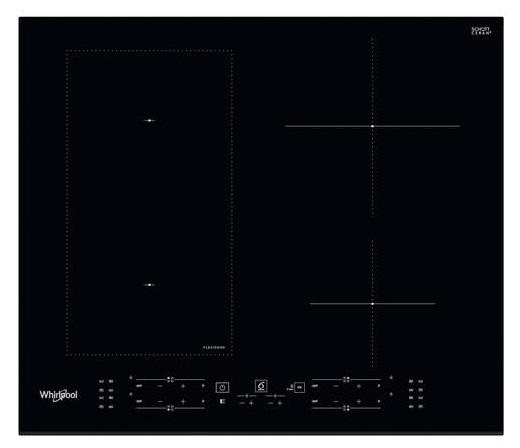 Placa de Indução 59cm 4 Zonas WL B1160 BF (Preto) - WHIRLPOOL