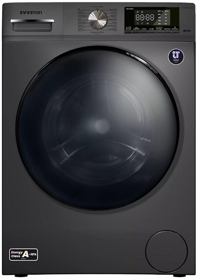 Máquina de Lavar Roupa WM - S14DAN 10Kg 1400RPM (Dark Inox) - INFINITON