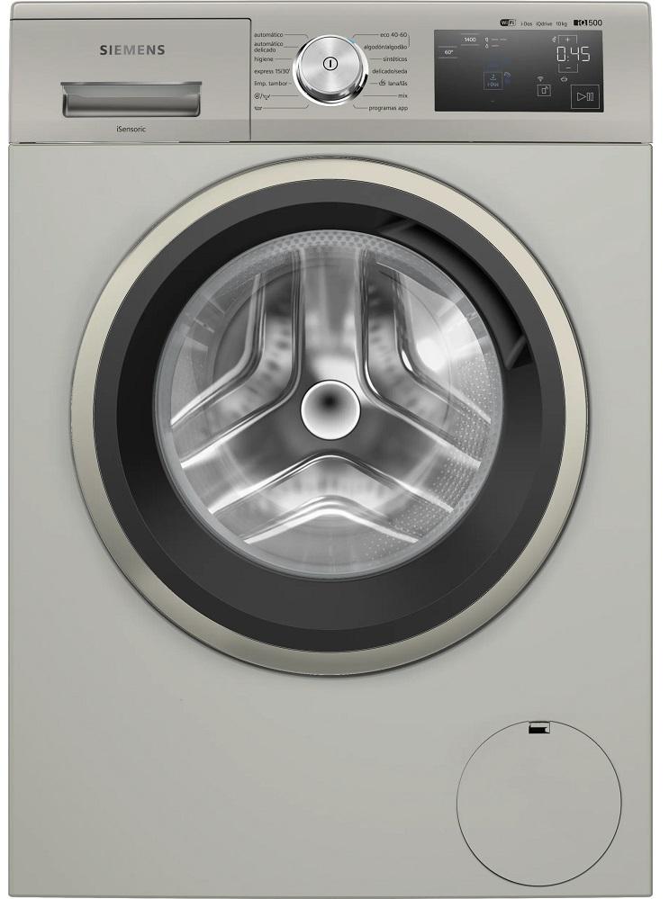 Máquina de Lavar Roupa WM14LPHYES iQ500 10Kg 1400RPM (Inox) - SIEMENS