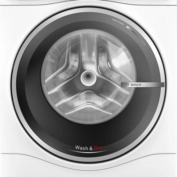 Máquina de Lavar e Secar Roupa Serie 8 WNC254A0ES 10,5/6Kg 1400RPM (Branco) - BOSCH