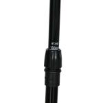 Kit de Badminton de 7 Peças Jogo de Badminton com 2 Raquetes 3 Badminton 2 Raquetes de Pickleball 2 Bolas de Pickleball Bola de Voleibol e Rede com Suporte Preto e Verde