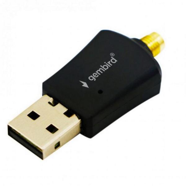 Adaptador USB Wi - Fi 300Mbps c/ Antena Removível - GEMBIRD