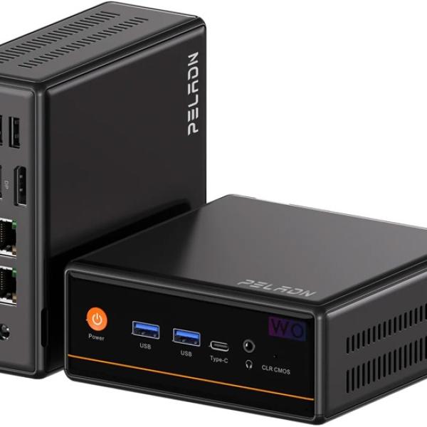 Mini PC AMD Ryzen 5 5600H 16GB DDR4 / 512GB (Preto) - PELADN