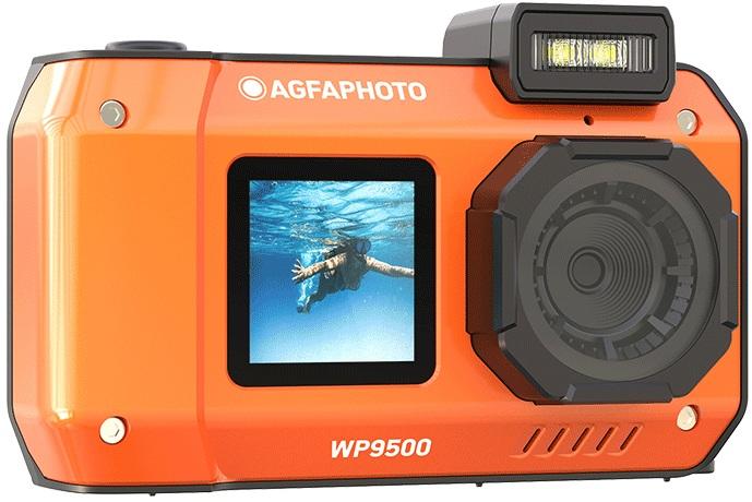Máquina Fotográfica Realishot WP9500 (Laranja) - AGFAPHOTO
