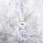 Árvore de Natal Artificial 150cm com 680 Ramos de PVC 48 Decorações Incluidas Decoração de Natal Φ85x150cm Branco
