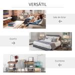 Estante para Livros de 3 Níveis Estante de Madeira com 9 Compartimentos Estante Modular 91,5x29,5x91,5 cm Branco