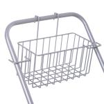 Carro de Limpeza Profissional com Rodas Balde de Esfregona Removível de 25L Espremedor Cesto e Cubeta 72x49,5x95 cm Azul