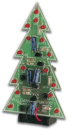 Kit Didático Árvore de Natal c/ LEDs - WHADDA