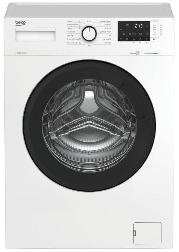 Máquina de Lavar Roupa WTA7612XSWR 7Kg 1200rpm D (Branco) - BEKO