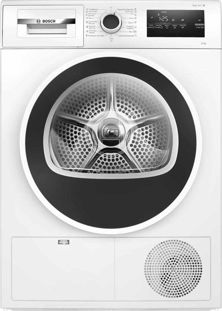 Máquina de Secar Roupa Serie 4 WTR83200ES 8Kg (Branco) - BOSCH