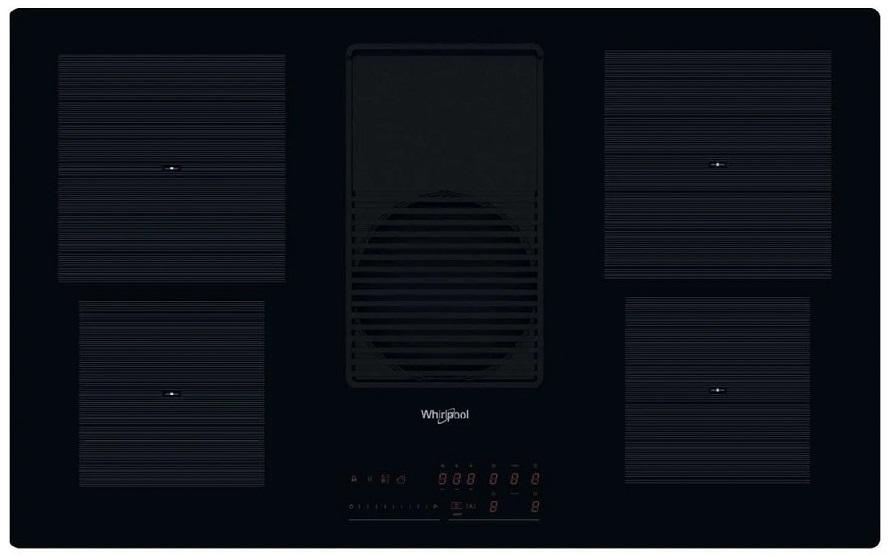 Placa de Indução WVH 92 K/1 4 Zonas 7400W c/ Exaustor (Preto) - WHIRLPOOL