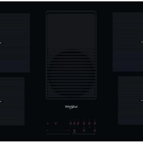 Placa de Indução WVH 92 K F KIT/1 4 Zonas 7500W c/ Exaustor (Preto) - WHIRLPOOL