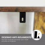 Estante para Livros de 4 Níveis com 8 Compartimentos de Armazenamento Estilo Industrial para Sala de Estar Escritório Dormitório 74x30x157,5cm Marrom Rústico
