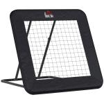 Rede de Rebote Dobrável com 4 Ângulos Ajustáveis para Treinamento de Futebol Beisebol 128x118x108 - 120cm Preto