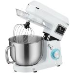 Batedeira Planetária 6L 1400W com Cabeçal Inclinável, 6 Velocidades, Função de Fermentação, Ecrã LED, Branco