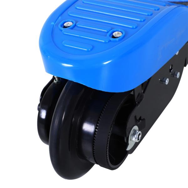 Trotinete Elétrica Dobrável para Crianças e Adolescentes acima de 7 Anos Velocidade de 10km/h Trotinete Elétrica com Guiador Ajustável e Freios Carga Máxima 50kg 78x37x89 - 95cm Azul