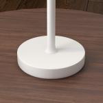Candeeiro de Mesa com Luzes LED Candeeiro de Mesa Sem Fios Recarregável por USB - C 3 Cores Ø11,2x36,5 cm Branco