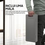 Conjunto de Halteres de 6 Peças Total de 6 kg, 2x1,5 kg, 2x1 kg e 2x0,5 kg, Halteres Hexagonais com Revestimento de PU com Mala para Exercícios em Casa, Ginásio, Multicolor