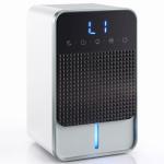 Desumidificador 0,4 L/Dia para 15 m² Depósito 1,2 L Luz RGB Temporizador 12 h Ecrã LED Preto