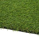 Relva Artificial 25 mm Rolo de Relva Artificial 300x100 cm Realista com Orifícios de Drenagem para Varanda Jardim Pátio Verde