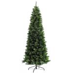 Árvore de Natal Artificial 180 cm Árvore de Natal com 648 Ramos Fácil de Montar e Base Desmontável de Aço Ø70x180 cm Verde