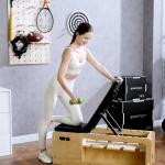 Conjunto de Halteres de 6 Peças Total de 6 kg, 2x1,5 kg, 2x1 kg e 2x0,5 kg, Halteres Hexagonais com Revestimento de PU com Mala para Exercícios em Casa, Ginásio, Multicolor