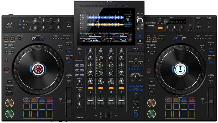 Controlador DJ All - In - One 4 Canais c/ Ecrã 10,1 (Preto) - ALPHATHETA