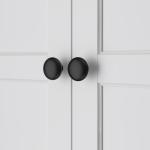 Móvel sobre Sanita Armário para Máquina de Lavar Roupa com 2 Portas Compartimento e Prateleira Ajustável 70x20x175 cm Branco