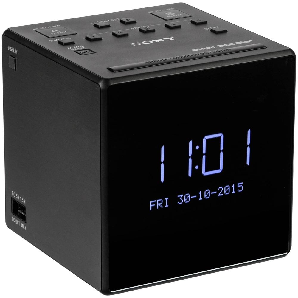 Rádio/Relógio Despertador XDR - C1DBP (Preto) - SONY