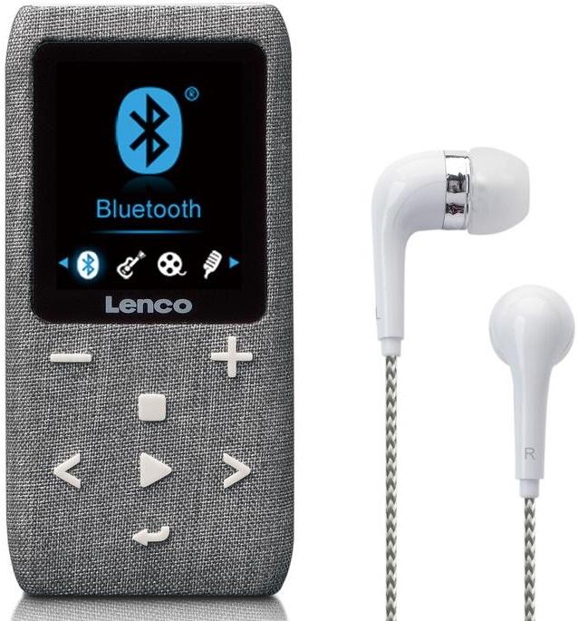 Leitor MP4 c/ Bluetooth XEMIO 861 8GB (Cinza) - LENCO
