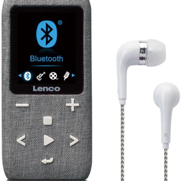 Leitor MP4 c/ Bluetooth XEMIO 861 8GB (Cinza) - LENCO